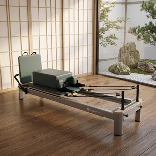 Pilates Reformer inSPORTline Oquiler - Green-Blue
