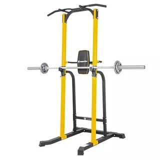 Free-Standing Pull-Up Station inSPORTline Power Tower PT250 - Black-Yellow