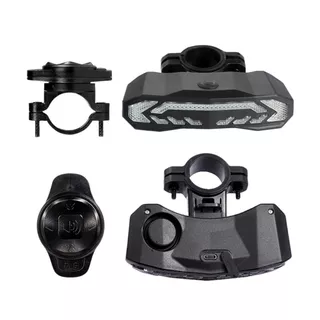 Rear Bike Light w/ Alarm & Turn Signals inSPORTline Suryah