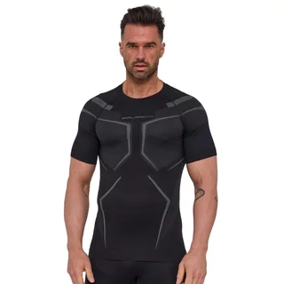 Men’s Short-Sleeve Performance Shirt Brubeck Dry SS1466M - Black/Graphite