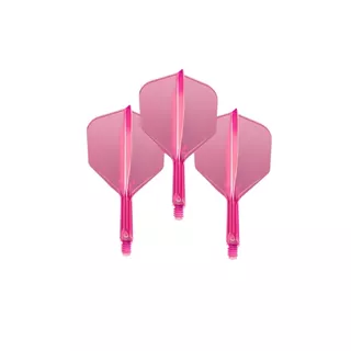 Dart Flights Target K-Flex Neon No.6 Short – 3-Pack - Fluo Yellow - Fluo Pink