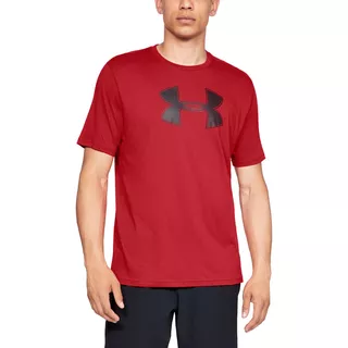 Men’s T-Shirt Under Armour Big Logo SS - Red