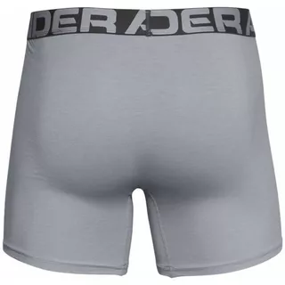 Men’s Boxer Jocks Under Armour Charged Cotton 6in – 3-Pack - Mod Gray