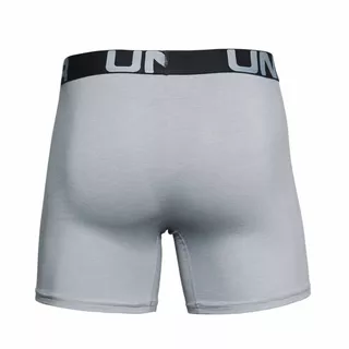Men’s Boxer Jocks Under Armour Charged Cotton 6in – 3-Pack - Mod Gray