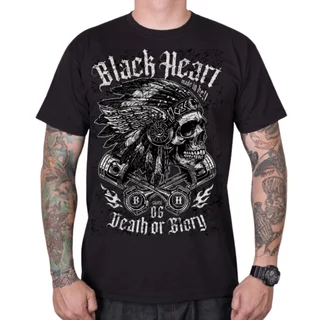 T-Shirt BLACK HEART Huron - Black - Black