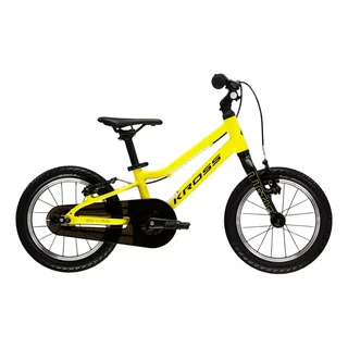 Children’s Bike Kross Liftie 14” – 2025 - žlutá / černá / matný