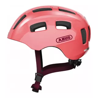 Children’s Cycling Helmet Abus Youn-I 2.0 - Glacier Blue - Living Coral