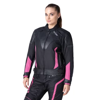 Women’s Motorcycle Jacket W-TEC Durmana - Black-Pink