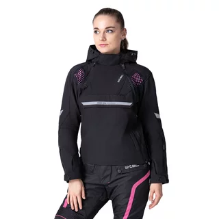 Women’s Softshell Motorcycle Jacket W-TEC Annorack Lady - Black-Pink