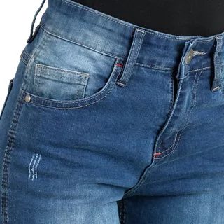 Women’s Moto Jeans W-TEC Panimali - Blue