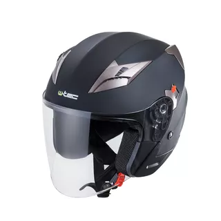 Motorcycle Helmet W-TEC Putta - Matt Black-Bronze