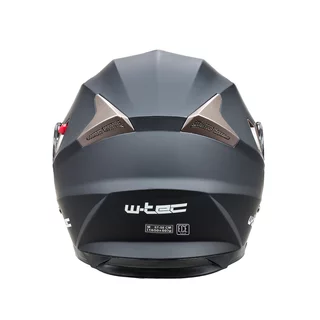 Flip-Up Motorcycle Helmet W-TEC Pezzon - White-Bronze