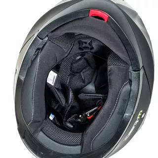 Flip-Up Motorcycle Helmet W-TEC Pezzon - White-Bronze