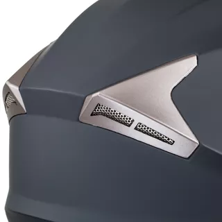 Motorcycle Helmet W-TEC Putta - Matt Black-Bronze