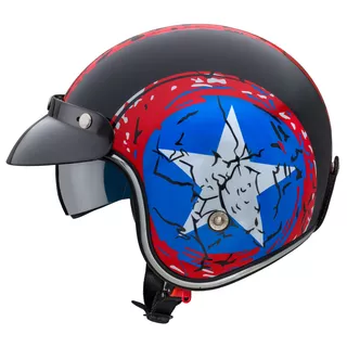 Motorcycle Helmet W-TEC Café Racer - Big Star
