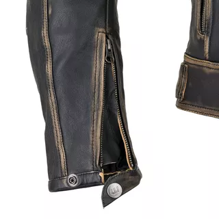 Leather Motorcycle Jacket W-TEC Mungelli - Vintage Brown
