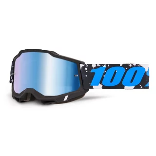Motocross Goggles 100% Accuri 2 Mirror - Callisto černá, zrcadlové plexi