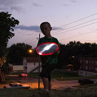 Light Up Frisbee Aerobie SKYLIGHTER 10 - Yellow