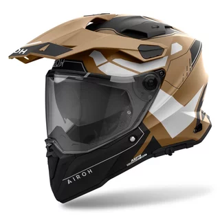 Motorcycle Helmet Airoh Commander 2 Reveal Matte Sand