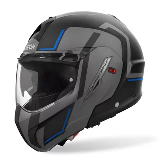 Flip-Up Motorcycle Helmet AIROH MATHISSE 2 Genius P/J Matte Blue