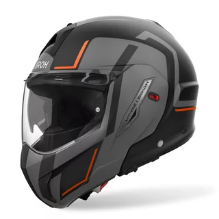 Flip-Up Motorcycle Helmet AIROH MATHISSE 2 Genius P/J Matte Orange