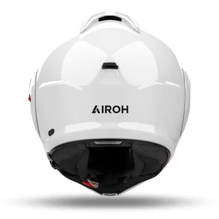 Flip-Up Motorcycle Helmet AIROH MATHISSE 2 Color P/J Glossy White