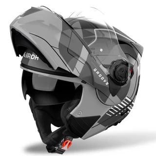 Flip-Up Motorcycle Helmet AIROH SPECKTRE Groove P/J Glossy Gray