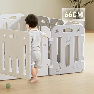 Plastic Playpen inSPORTline Klaudino 12+2 188 x 208 x 66 cm