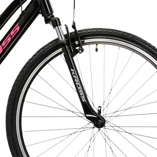 Women’s Cross Bike Kross Evado 2.0 28” Gen 007 - černá / růžová / lesk