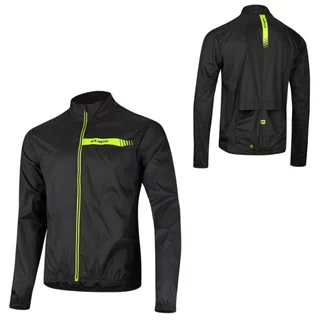 Men’s Windbreaker Etape Bora 2.0 - Black/Fluo Yellow