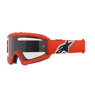 Children’s Motocross Goggles Alpinestars Vision Youth - Corp oranžová, čiré plexi
