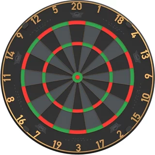 Sisal Dartboard Bull’s Advantage Black Edition