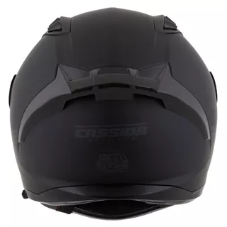 Motorcycle Helmet Cassida Aero Solid Matte Black/Gray