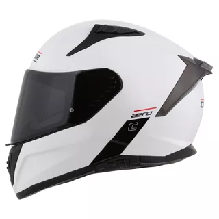 Motorcycle Helmet Cassida Aero Solid White/Black