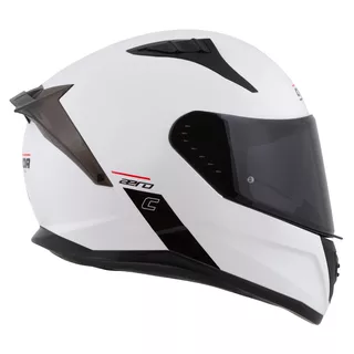 Motorcycle Helmet Cassida Aero Solid White/Black