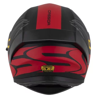 Motorcycle Helmet Cassida Orbit Multivers Matte Black/Red/Gray/Yellow
