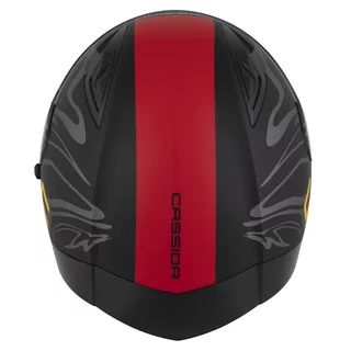 Motorcycle Helmet Cassida Orbit Multivers Matte Black/Red/Gray/Yellow