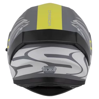 Motorcycle Helmet Cassida Orbit Multivers Matte Gray/Light Gray/Fluo Yellow/Black