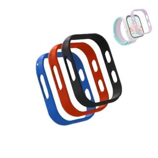 Replacement Silicone Frames for Children’s Smart Watch inSPORTline Cubbio (3 Pcs.) - Black-Blue-Orange