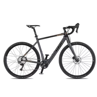 Gravel E-Bike 4EVER ENGRAVE PRO 28” - titan/metal gold