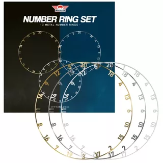 Number Ring Set Bull’s 3-Pack Variety of Colors