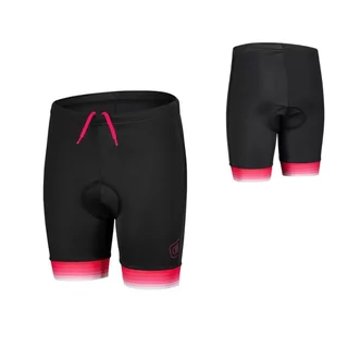 Children’s Cycling Shorts Etape Junior 2.0 - Black/Pink