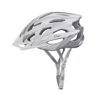 Cycling Helmet Etape Venus - bílá/stříbrná mat