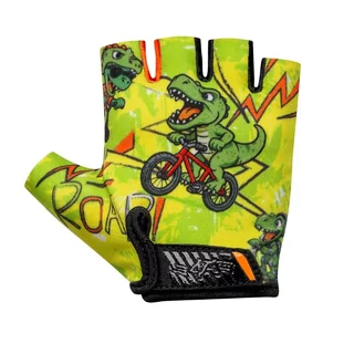Children’s Cycling Gloves Etape Tiny - zelená (dino)