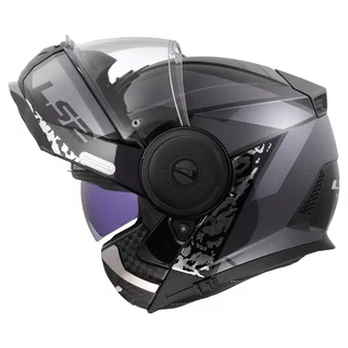 Flip-Up Motorcycle Helmet LS2 FF902 Scope II Oxyd Black Titanium