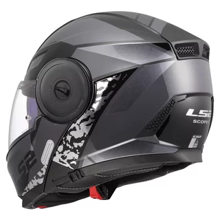 Flip-Up Motorcycle Helmet LS2 FF902 Scope II Oxyd Black Titanium