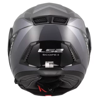 Flip-Up Motorcycle Helmet LS2 FF902 Scope II Oxyd Black Titanium