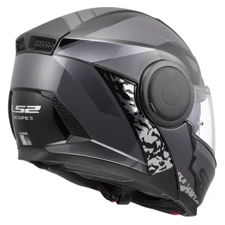 Flip-Up Motorcycle Helmet LS2 FF902 Scope II Oxyd Black Titanium