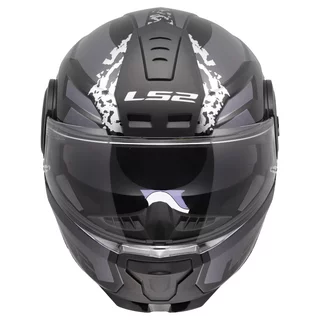Flip-Up Motorcycle Helmet LS2 FF902 Scope II Oxyd Black Titanium
