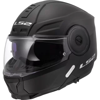 Flip-Up Motorcycle Helmet LS2 FF902 Scope II Solid Matte Black